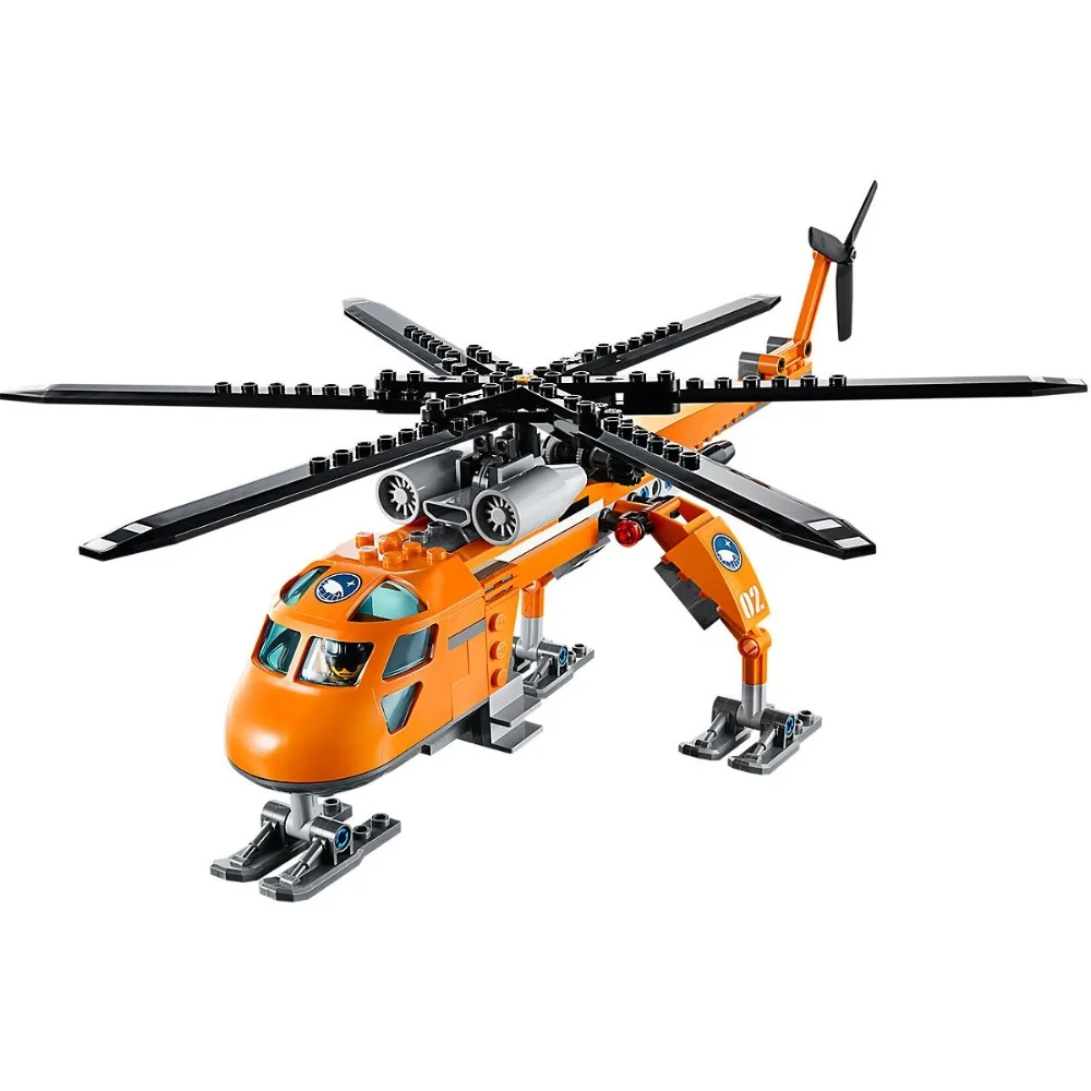 273 шт. строительные блоки Arctic Helicrane City 60034 модели игрушек для детей подарок