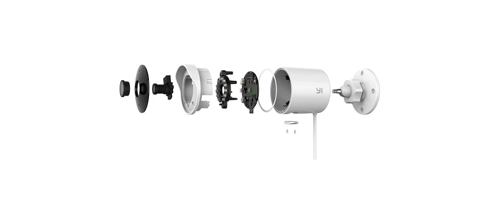 YI камера наблюдения Bullet WiFi IP уличная камера со слотом для SD карты и облачная беспроводная водонепроницаемая система видеонаблюдения