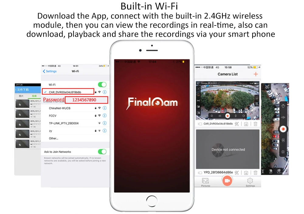 Автомобильный видеорегистратор, Wi-Fi, 1080 P, Full HD, двойной объектив, заднего вида, видеорегистратор, автомобильная камера, видеорегистратор, регистратор, монитор парковки, детектор движения