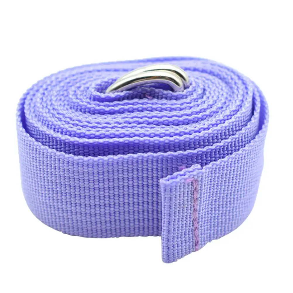 Спортивный эластичный ремень для йоги с d образным кольцом регулируемый пояс