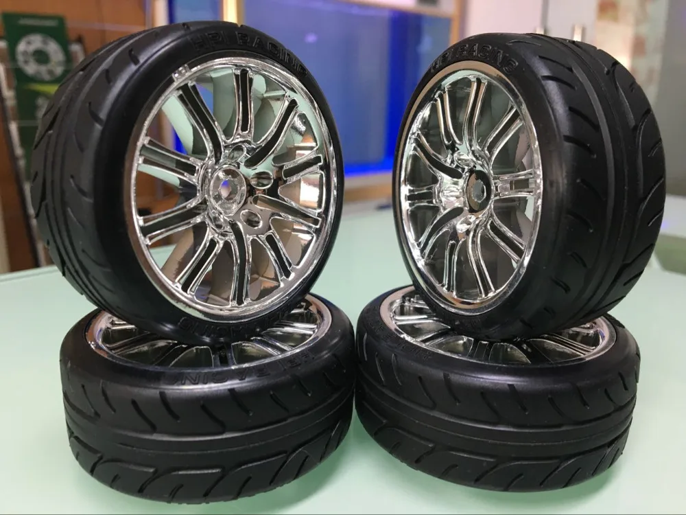 1/10 RC HEX 12 мм электрические дрифтерные колеса/шины для гонок на плоской дороге 4 шт