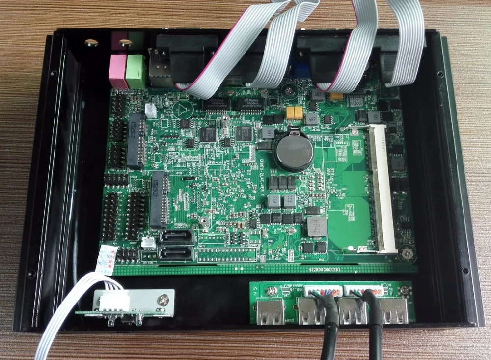 Hystou безвентиляторный мини-ПК Core i5 3317U pfsense брандмауэр ПК Windows Linux 2 LAN Intel NICs VGA RS232 1007u