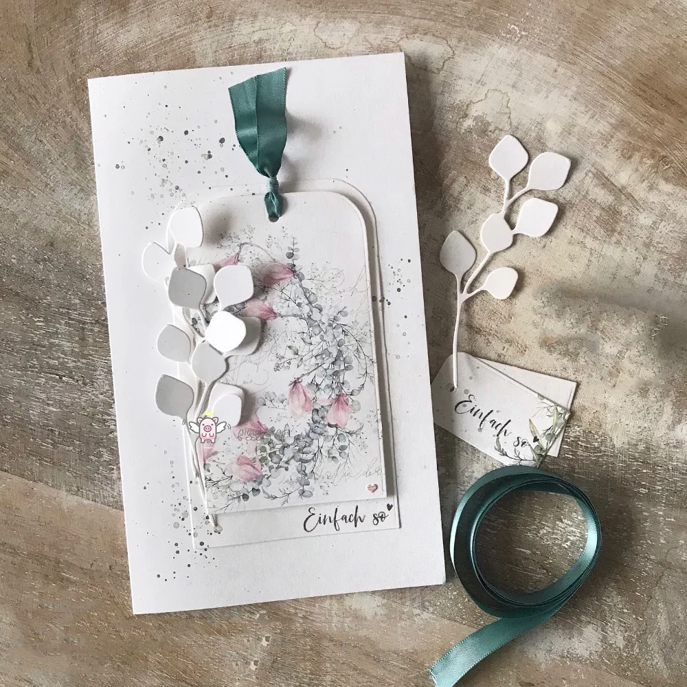 Технические металлические Вырубные штампы форма для вырезания 4 шт. этикетка