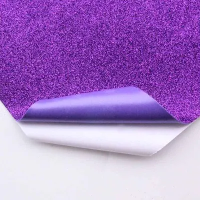 with glue A2/40 см* 60 см* 2 мм губчатая бумага сверкание блесток золото ручной работы foam paper Стикеры листов DIY украшения Xmas - Цвет: with glue