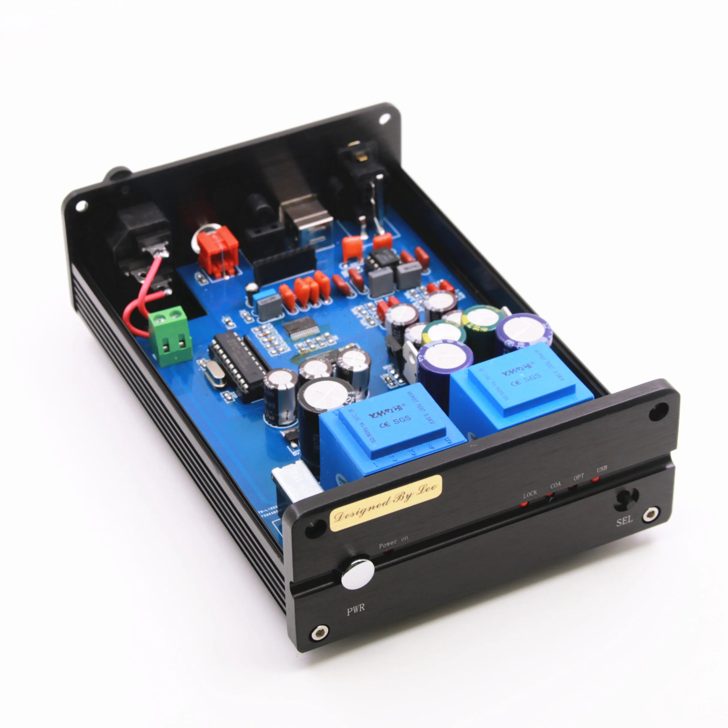 Декодер AD1852 24bit 192k с мягким управлением декодер HiFiDAC коаксиальный оптоволоконный