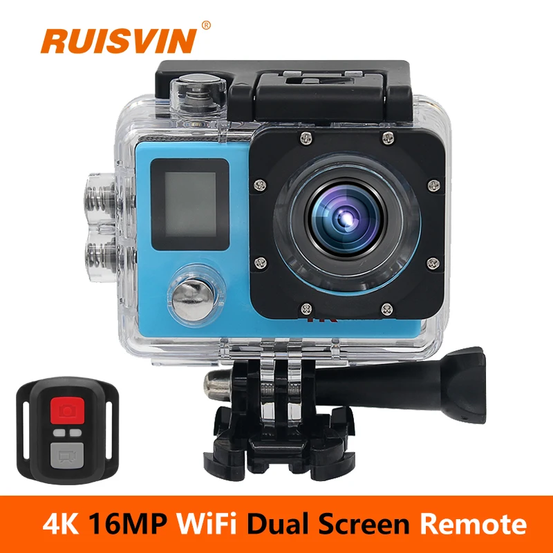 Действие Камера ruisvin B6R Full HD 4 К 1080 P дистанционного Wi Fi 30 м Водонепроницаемый 2.0 ЖК