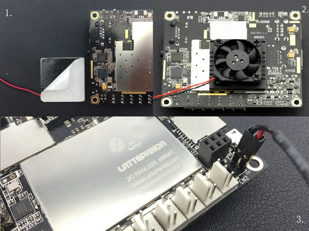 DFRobot Алюминий радиатор охлаждения Вентилятор, 5V 0.14A 7500 об/мин для LattePanda
