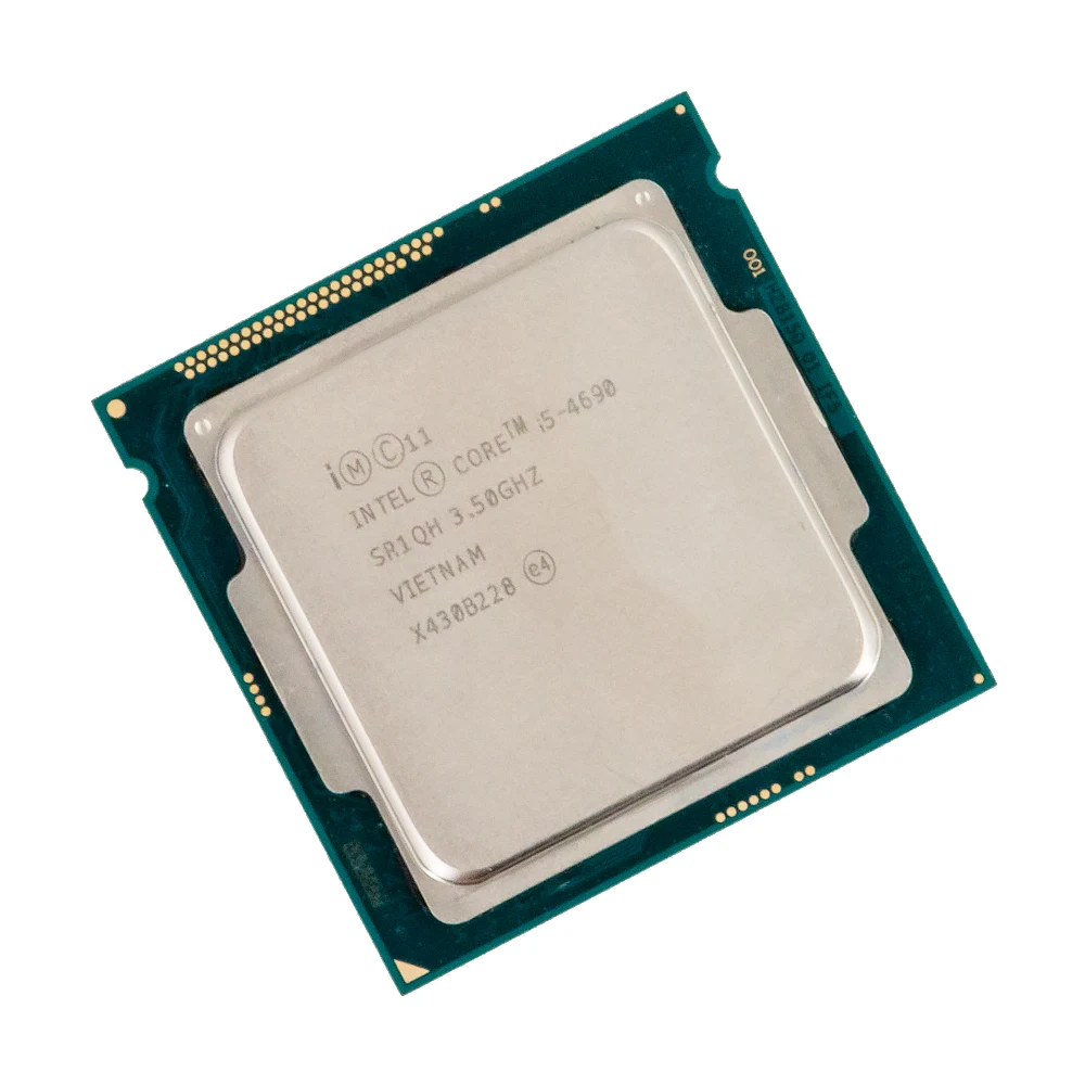 Intel Core i5-4690 настольный процессор i5 4690 Quad-Core 3,5 ГГц 6 Мб L3 Кэш LGA 1150 сервер, используемый для Процессор