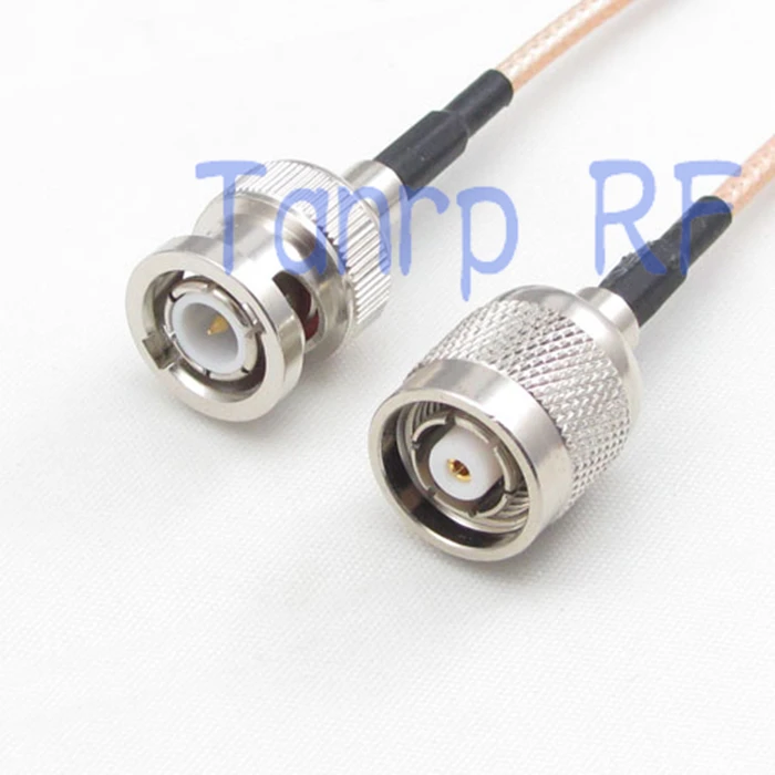 15CM Pigtail coaxial jumper cable RG316 extension cord 6inch RP TNC male plug to BNC male RF adapter connector
