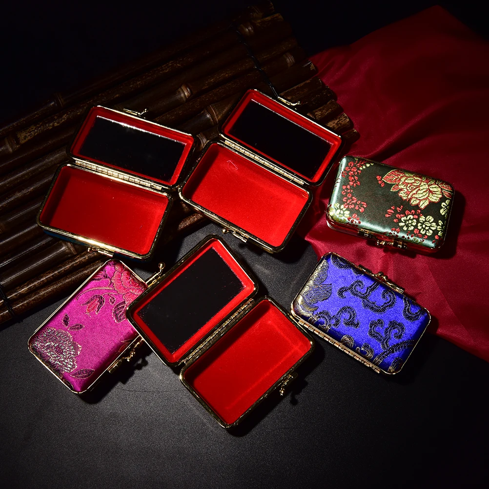 1 шт вышитый цветок дизайн Губная Помада Макияж сумка чехол для губной помады