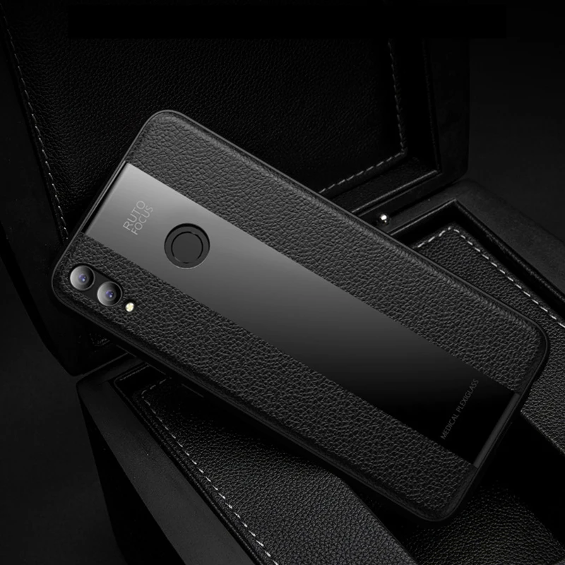 Ikrsses чехол для huawei Honor 8X роскошный силиконовый и стеклянный два в одном Чехол для мобильного телефона задняя крышка для huawei Honor 8X мягкий чехол из ТПУ