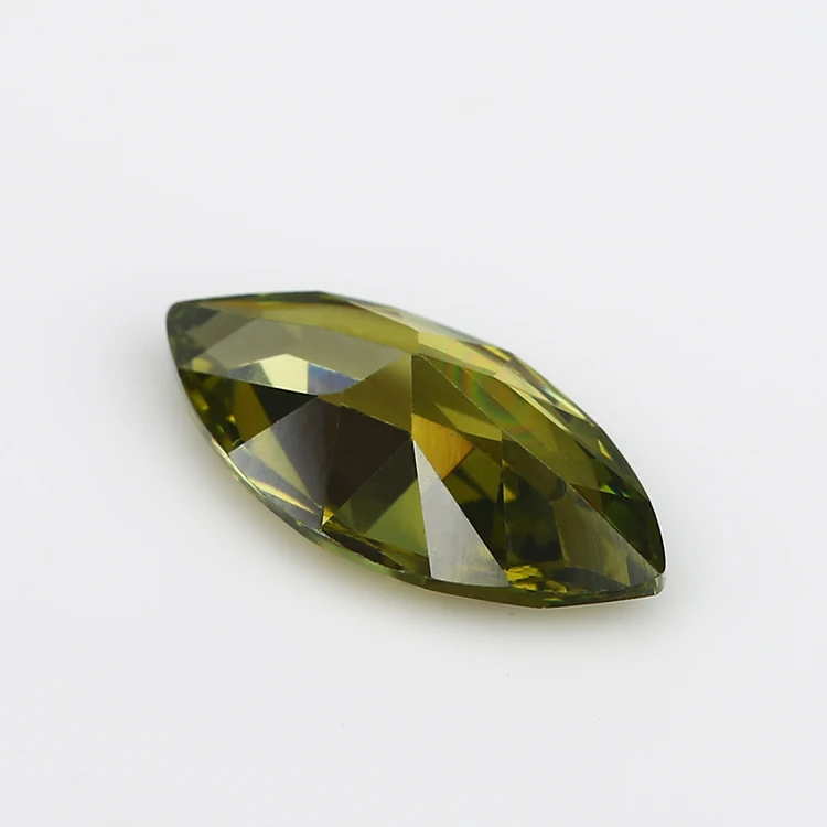 50 шт 1.5x3 ~ 10x20 мм Marquise форма свободный CZ камень оливково зеленый AAAAA кубический