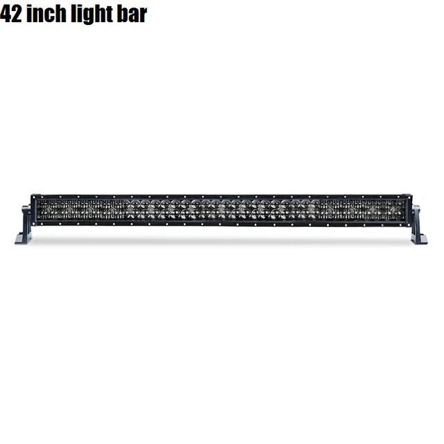 42 inch Led bar only DERI 5D 22 32 42 дюйма 200 Вт 300 Вт 400 Вт двойной прямой ряд черный жемчуг Лен светодиодный светильник бар комбинированный луч с Cree Led чип для SUV ATV - Цвет: 42 inch Led bar only