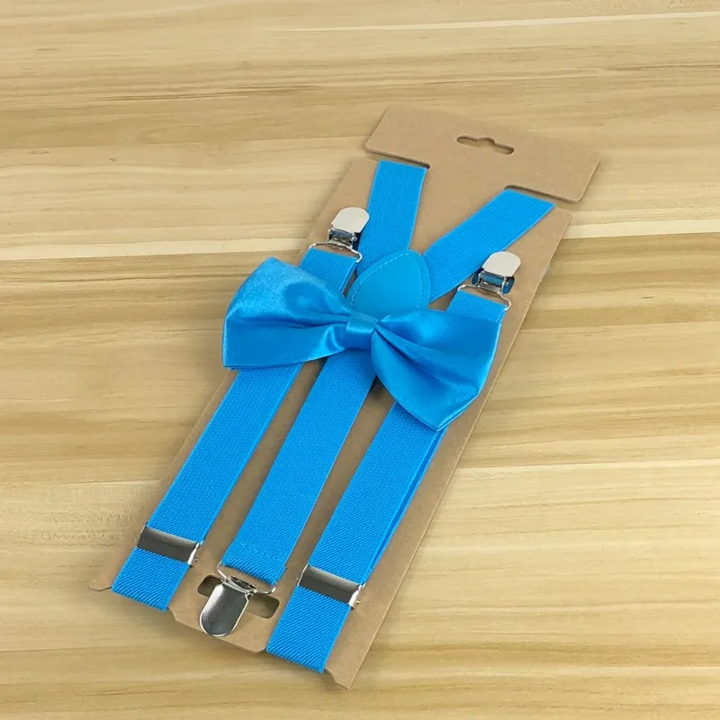 sky blue Yienws красный галстук-бабочка подтяжки для мужчин Suspensorio женщин мужчин s подтяжки для брюк темно-синий Erkek Jartiyer Szelki Do Spodni YiA001 - Цвет: sky blue