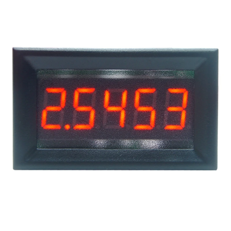 

DC 0-50.000mA(50mA) Digital Ammeter 5-digits bit Current Meter Panel Guage 0.36" 4-30V 48mm*29mm*21mm 45.5*26.5mm
