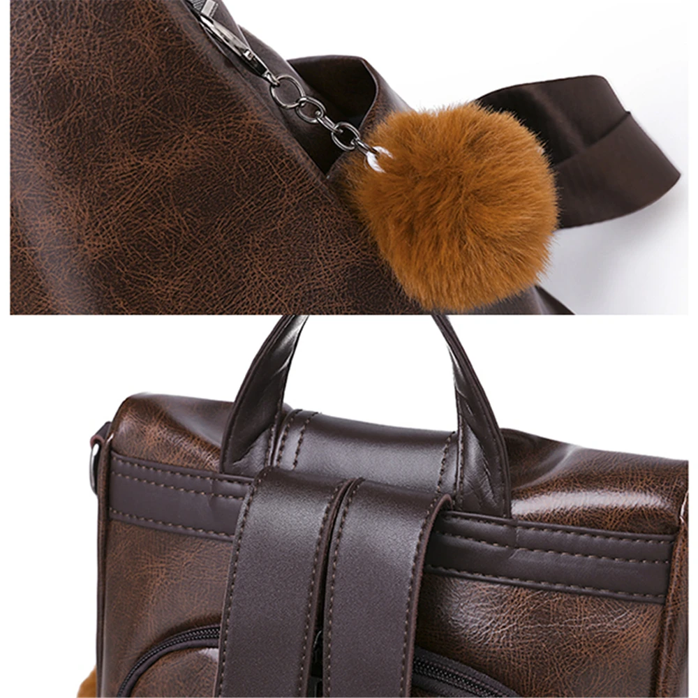 Sac A Dos женский рюкзак из искусственной кожи, Противоугонный рюкзак, повседневный ранец, сумка на плечо, дорожная сумка для девочек, Mochila Feminina