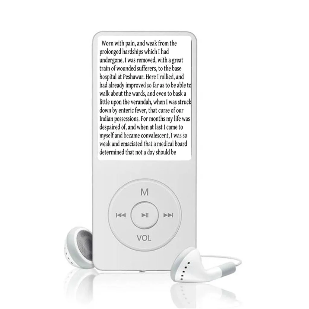 Новейшее Воспроизведение MP3 70 часов без потерь Звук Музыкальный плеер TXT электронная книга fm-рекордер TF карта+ Чехол Поддержка до 128 ГБ