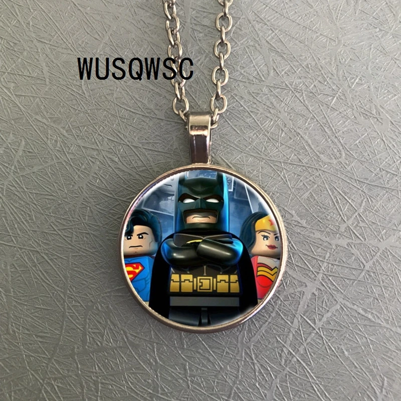 WUSQWSC/Лидер продаж 2018 года Новая мода! Бэтмен вдохновил супергероя Колье Ожерелье