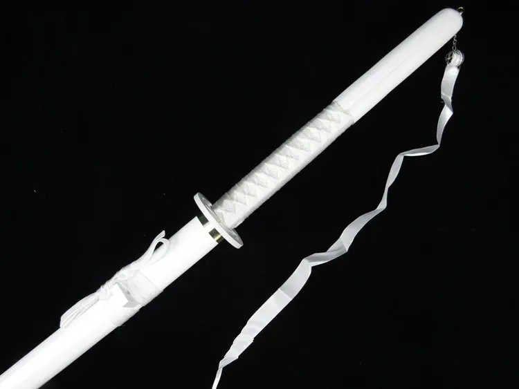 BLEACH Rukia Kuchiki Sode No Shirayuki белый деревянный Катана Меч оружие реквизит для