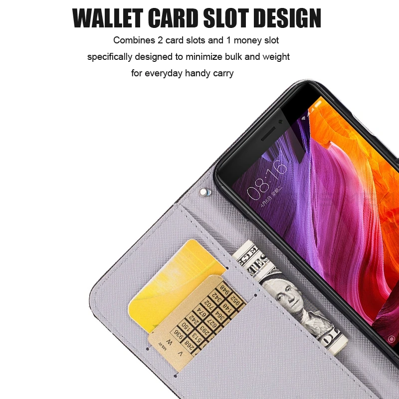 Frvsimem чехол для XiaoMi MiA1 Mi A1 RedMi 4A 4X 5A Pro Prime Note 4 кошелек из искусственной кожи + ТПУ