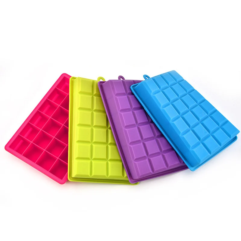 Квадратная силиконовая форма для торта льда приготовления кубиков шоколада | Дом