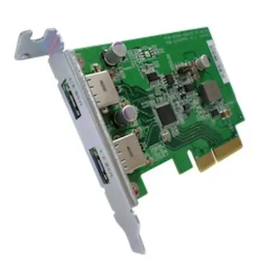Аксессуары для хранения QNAP (USB U31A2P01) Dualport USB 3 1 PCIe карта type A Gen 2 10Gbps W/O кабель|Сумки и