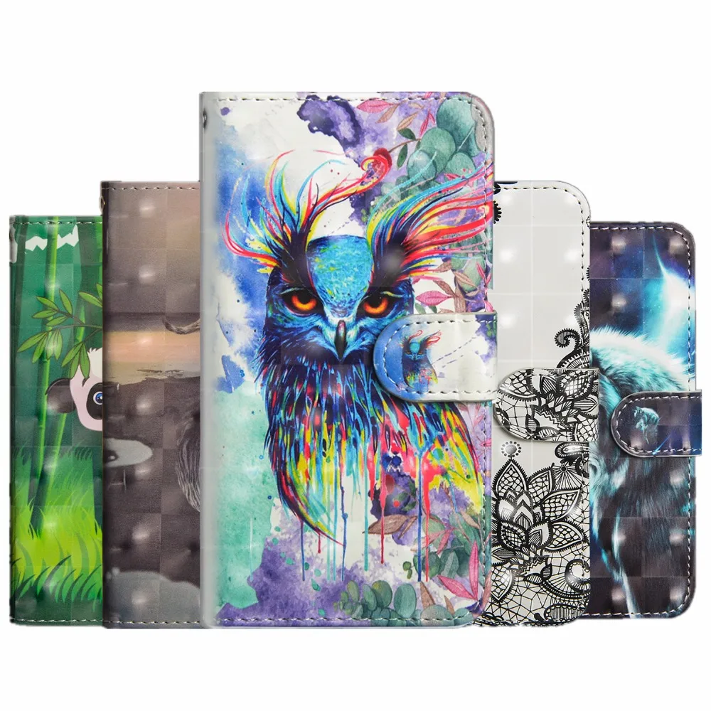 

For Xiaomi Mi Max 2 Case 3D Painting Flip Case Mi Max 2 Cove PU Wallet Leather Case Protective Cover For Xiaomi Mi Max 2 6.44"