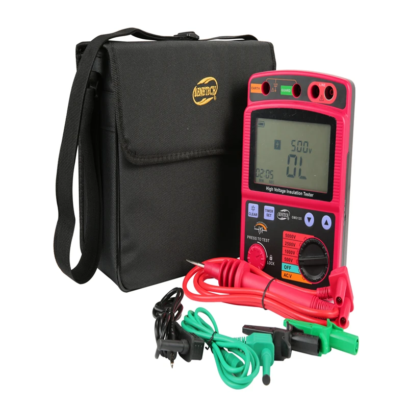 Тестер изоляции высокого напряжения портативный цифровой измеритель