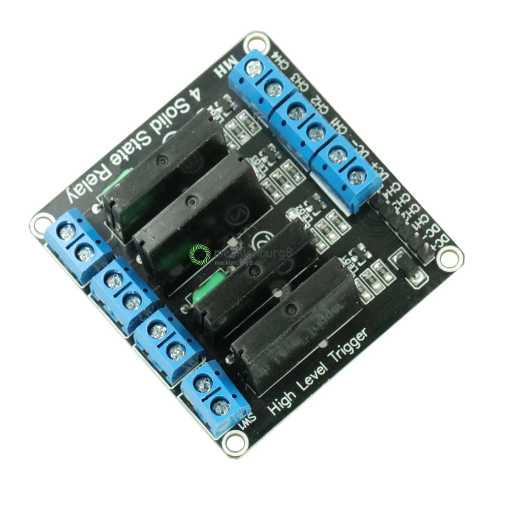 Полупроводниковый релейный модуль OMRON SSR, DC 5 В, 4 канала, 4 канала, 4 канала, с фотоплатой для Arduino 240 В