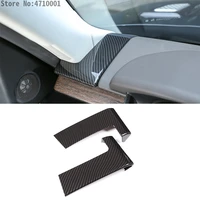 carbon fiber abs car dashboard side decoration cover trim for land rover discovery 5 l462 lr5 2017 18 for range rover sport 2018