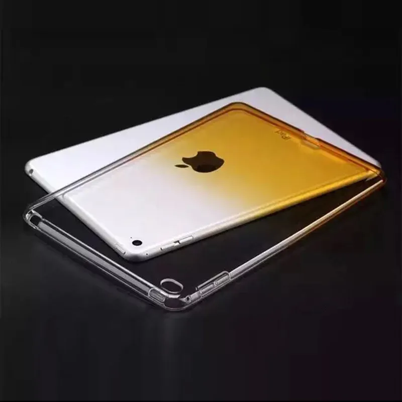Мягкая силиконовая Резина ТПУ чехол для ipad 2 3 4 Pro 9 7 дюймов Air 6 Аксессуары
