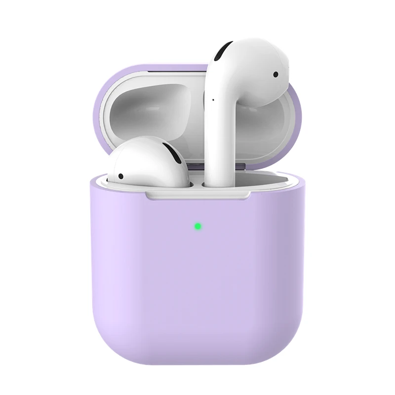 08 Чехол для наушников для Apple AirPods 2 Силиконовый чехол Беспроводная Bluetooth сумка для наушников для Air Pods защитный чехол - Цвет: 08