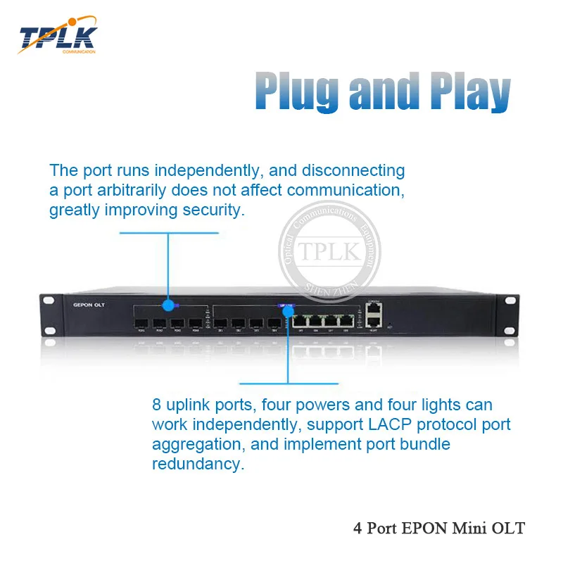 Горячая Распродажа 1G 4 порт EPON мини OLT(Оптический линейный терминал) Совместимость с Huawei ZTE Fibehome с оптическим сетевым блоком и оптическим сетевым окончанием Лучшая цена можно сделать индивидуальный логотип
