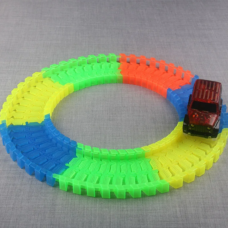 Набор дорожек DIY для автомобиля с гибким изгибом по технологии серпантина