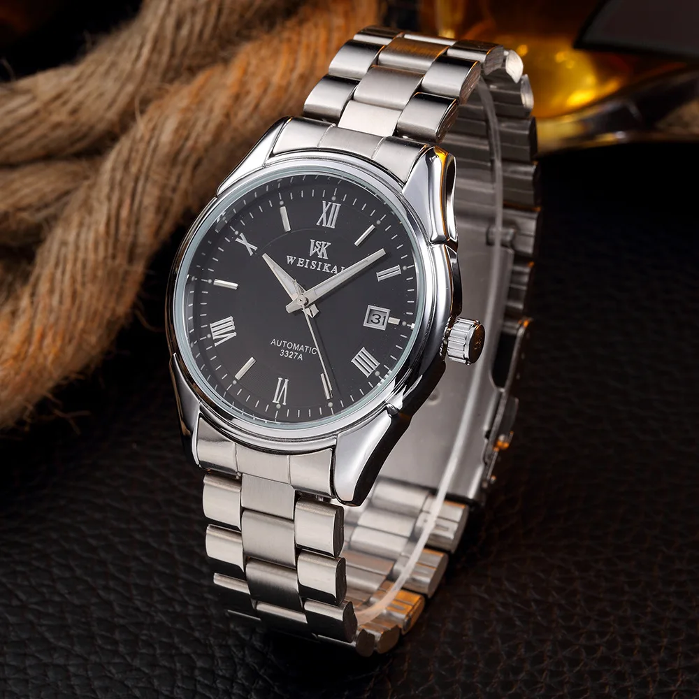 Новые модные мужские часы механические маленький корпус браслет с застежкой