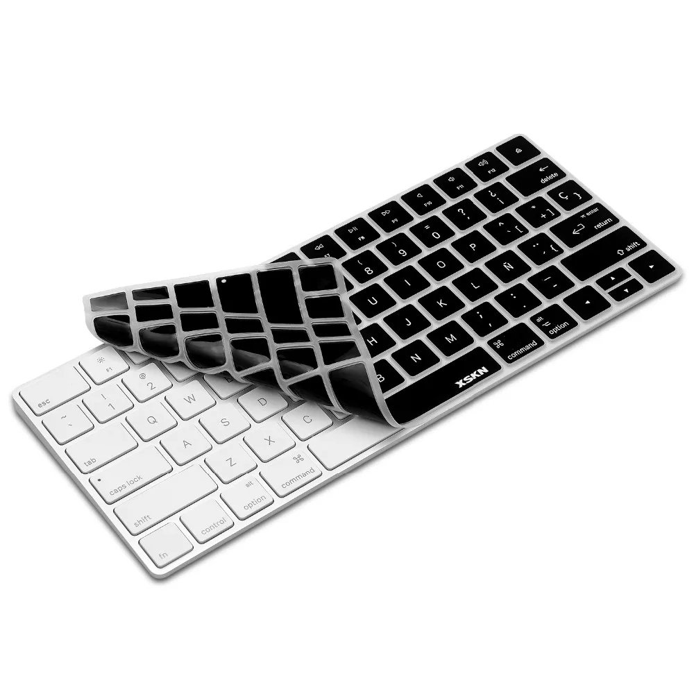 Чехол для клавиатуры XSKN с испанской раскладкой беспроводной Apple Bluetooth Волшебная