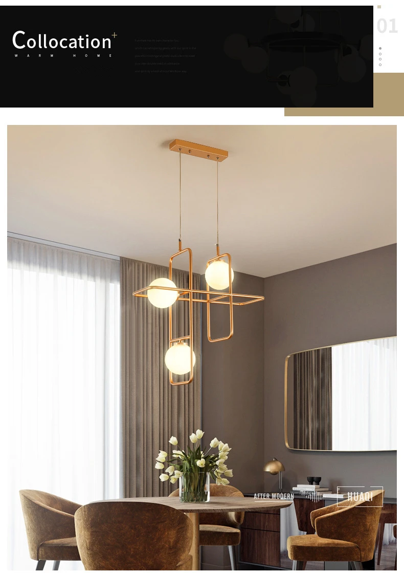 Скандинавский минимализм Крест Золотой Металл G4 Светодиодный светильник L50cm 3 светильник матовое стекло подвесная люстра светильник ing светильники