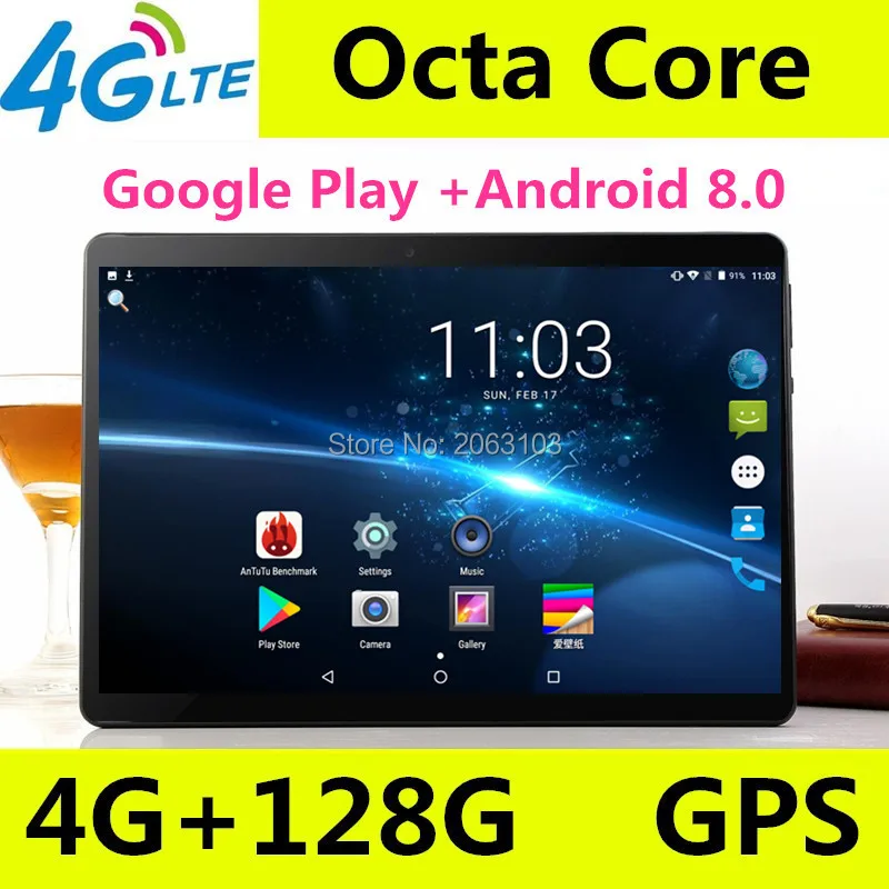 100% оригинал T900 планшетный ПК 4 Гб RAM 128 ГБ ROM MediaTek MTK8752 10 дюймов 5500 мАч Android 8 0 GPS MP