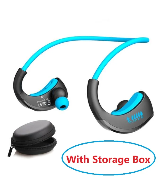 blue without box Оригинальная DACOM Armor G06 IPX5 водонепроницаемая Спортивная Беспроводная bluetooth-гарнитура V4.1 G06 анти-пот ушной крючок для бега - Цвет: blue without box