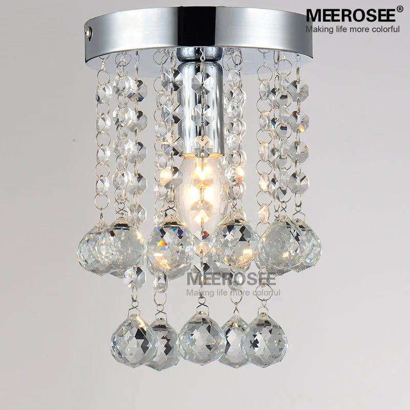 1 лампа кристальная люстра светильник маленький прозрачный кристалл блеск для