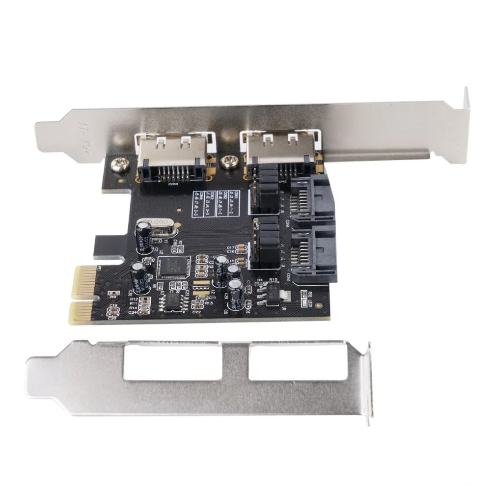 Плата контроллера ORICO PCI e Express адаптер E к SATA 3 0 eSATA Расширительная карта