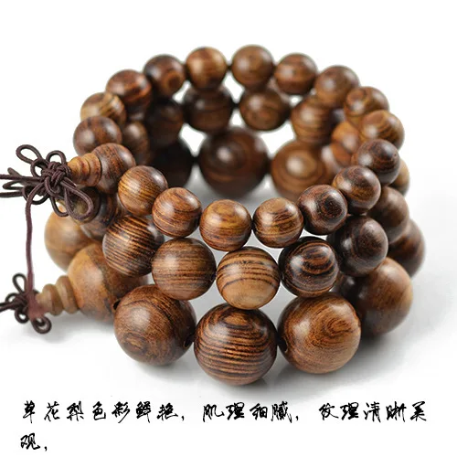 Настоящий вьетнамский Черный Тигр черная Груша палисандр четки бусины браслет