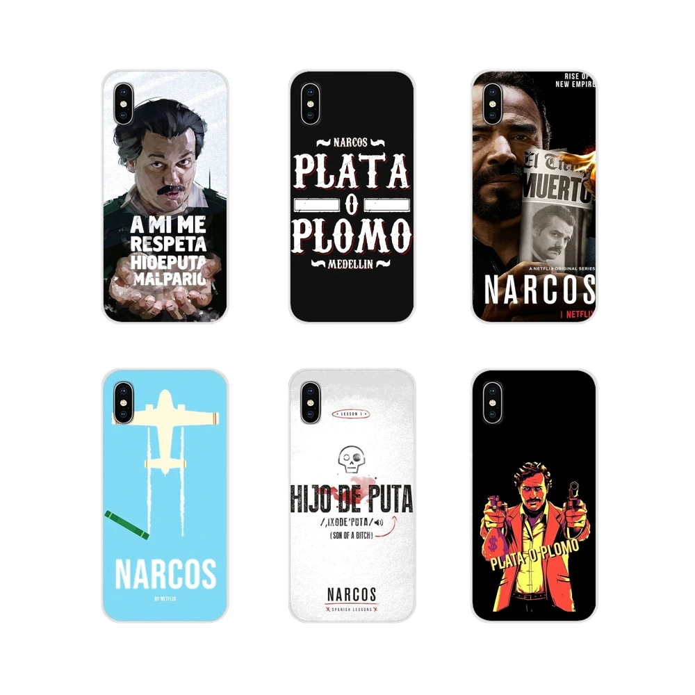 Аксессуары чехлы для телефонов Samsung Galaxy A3 A5 A7 A9 A8 Star A6 Plus 2018 2015 2016 2017 Plata O Plomo Narcos