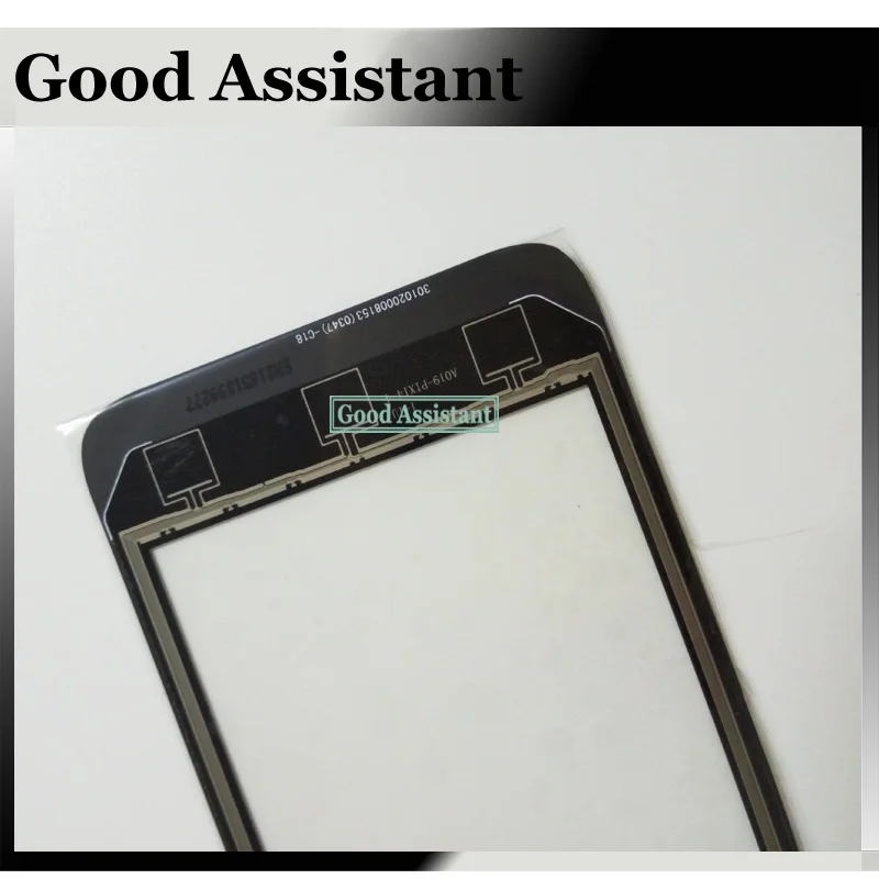 Черный сенсорный экран с цифровым преобразователем и номером отслеживания для