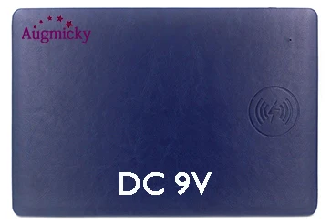 Цвет: желтый USB2.0 5 V/9 V QI мобильного телефона Беспроводной Зарядное устройство быстрой зарядки Мышь коврик из искусственной кожи Мышь Pad для iPhone X/iPhone 8Plus samsung S9 - Цвет: Цвет: желтый