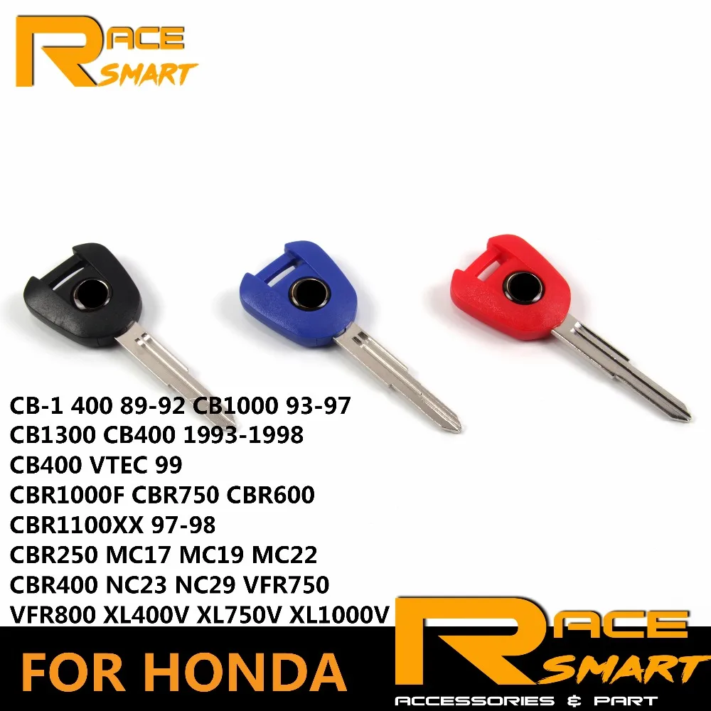 Motorcycle Black Key Uncut Blade For HONDA CBR250 MC17 MC19 MC22 CB400 VTEC 1999 PC800 VFR750 VFR800 | Автомобили и мотоциклы