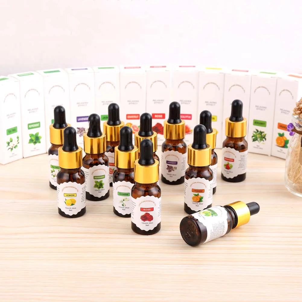

10ml Natural Fruit Plant Dropper Essential Oil Water Soluble Essential