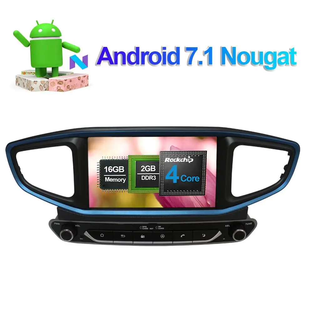 8 дюймовый Android 7 1/8 0 Восьмиядерный 4 Гб ОЗУ автомобильный радиоприемник стерео для