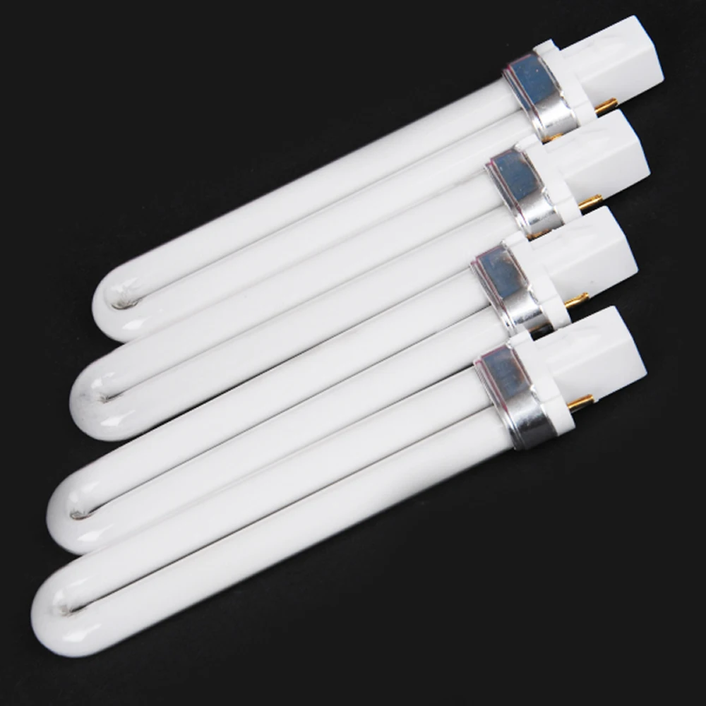 4 шт 9 Вт УФ лампы для сушки лака ногтей Сушилка электронная машина лампа Замена