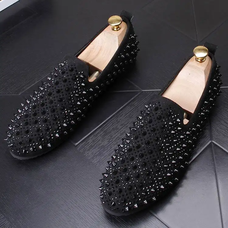 ERRFC/Новое поступление мужские повседневные удобные лоферы золотистого цвета